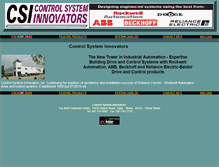 Tablet Screenshot of controlsysteminnovators.com